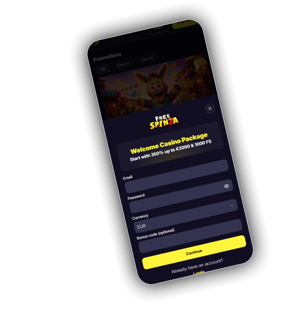 FreeSpinza Casino Registration